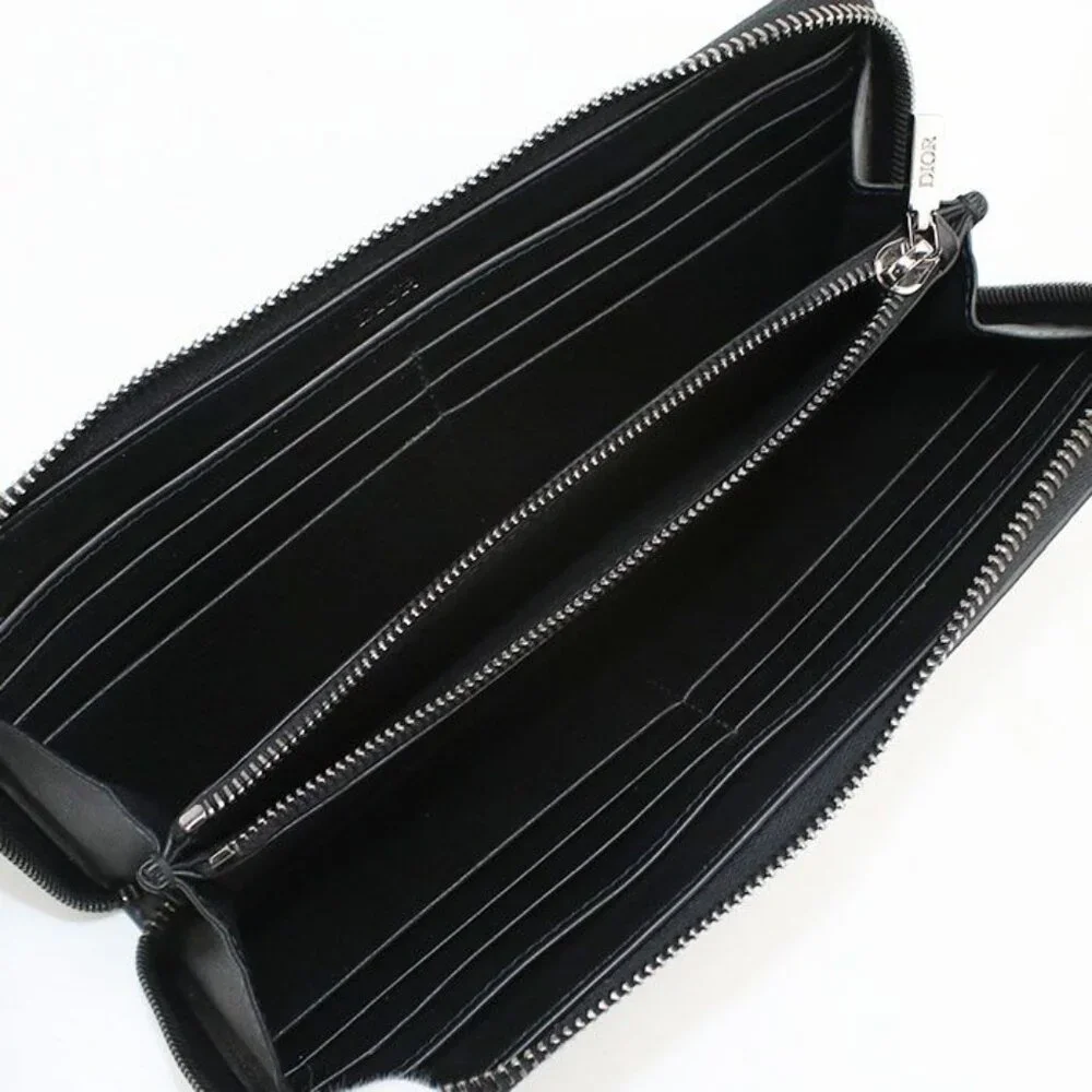 Dior Long Zip Wallet CD Icon Long Zip Around